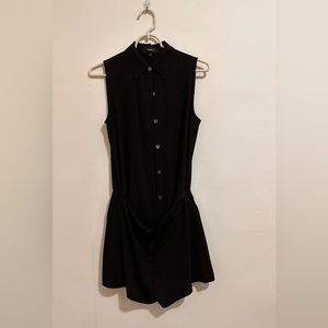 Theory black romper size XXS